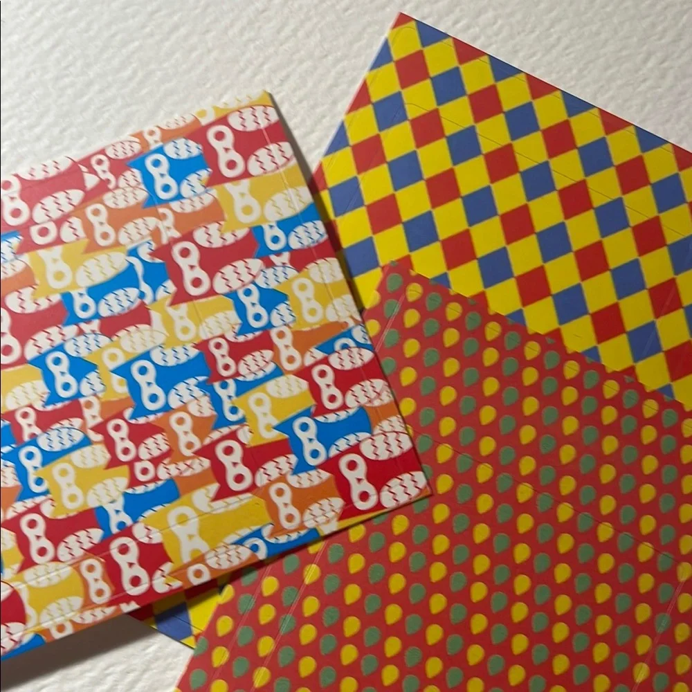 Colorful Patterned Paper Set